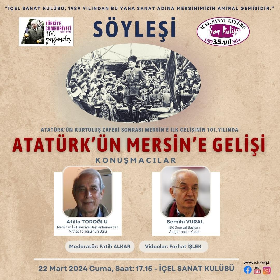 Atatürk'ün Mersin'e Gelişi